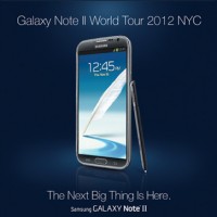 Вечеринка по поводу выхода Samsung Galaxy Note 2 в Нью-Йорке 24 октября
